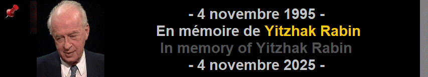 Le Dernier Jour d'Yitzhak Rabin, Premier Ministre d'Israël