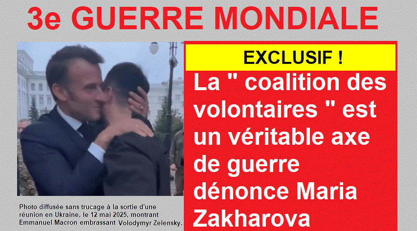 La coalition des volontaires de Macron est un véritable axe de guerre.