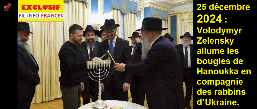 Ukraine, Noël 2024, Hanouka, 25 décembre 2024, Zelensky, jewish community une filinfofrance Ukraine