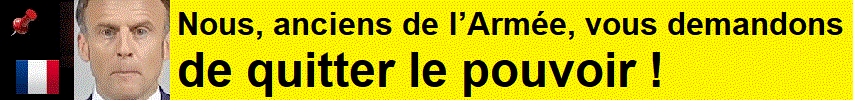 Monsieur le Président, nous, anciens de l’Armée, vous demandons de quitter le pouvoir !